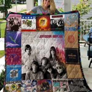M310746 Jefferson Airplane Quilt Blanket  Quilt